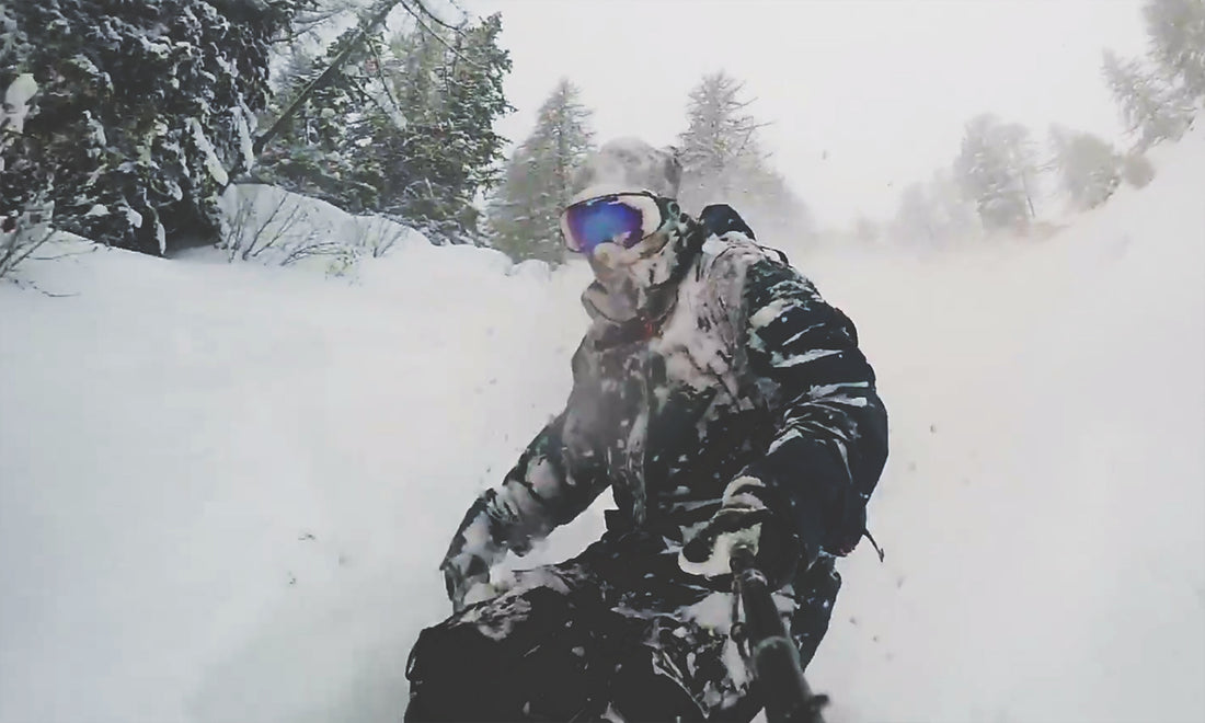 Andre Saudan Snowboarding Chamonix