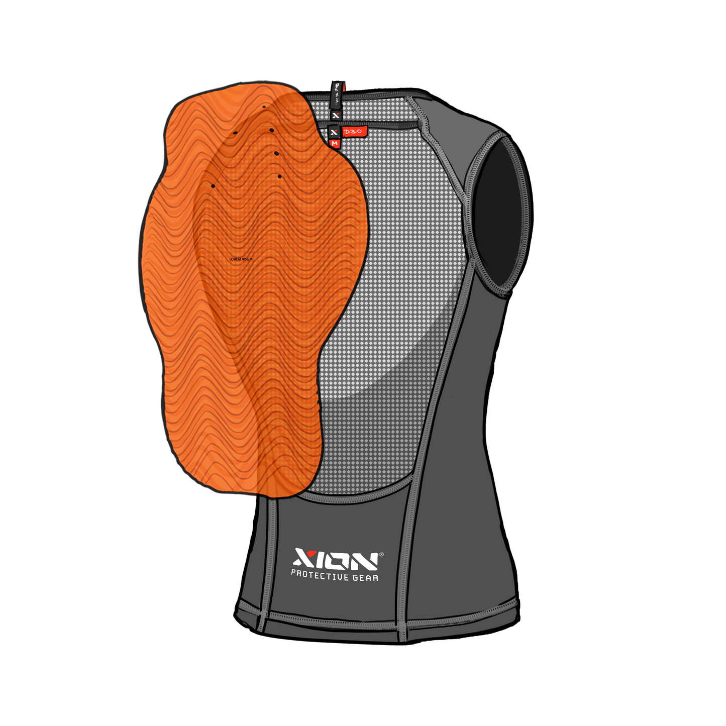 XION PG Women's Nosleeve Vest Freeride LITE – D3O